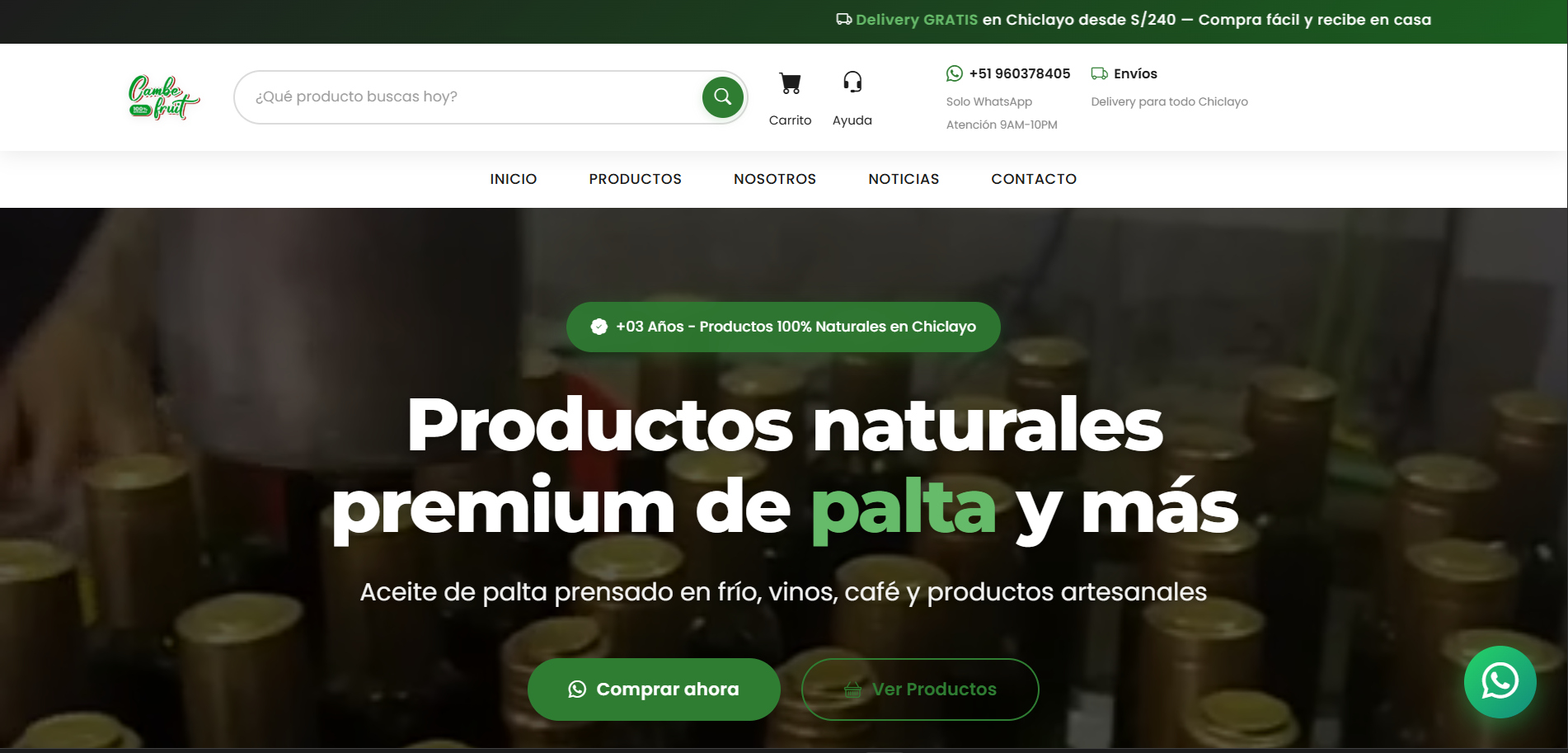 Cambefruit - Tienda Online
